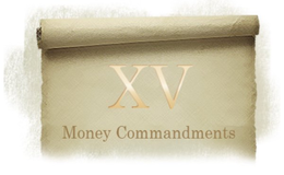 XV MONEY COMMANDMENTS trademark