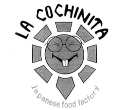 LA COCHINITA JAPANESE FOOD FACTORY trademark