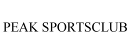 PEAK SPORTSCLUB trademark