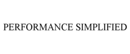 PERFORMANCE SIMPLIFIED trademark