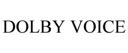 DOLBY VOICE trademark