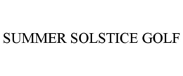 SUMMER SOLSTICE GOLF trademark