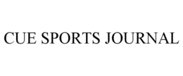 CUE SPORTS JOURNAL trademark
