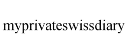 MYPRIVATESWISSDIARY trademark