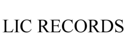 LIC RECORDS trademark