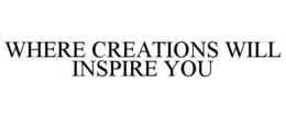 WHERE CREATIONS WILL INSPIRE YOU trademark
