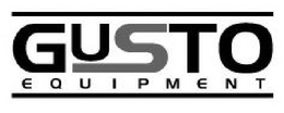 GUSTO EQUIPMENT trademark