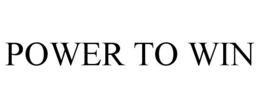 POWER TO WIN trademark