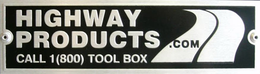 HIGHWAY PRODUCTS .COM CALL 1 (800) TOOL BOX trademark