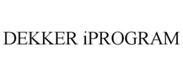 DEKKER IPROGRAM trademark