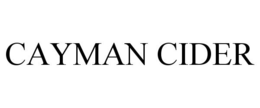 CAYMAN CIDER trademark