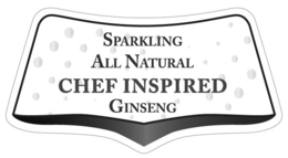 SPARKLING ALL NATURAL CHEF INSPIRED GINSENG trademark