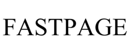 FASTPAGE trademark