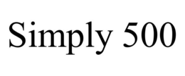 SIMPLY 500 trademark
