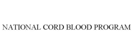 NATIONAL CORD BLOOD PROGRAM trademark