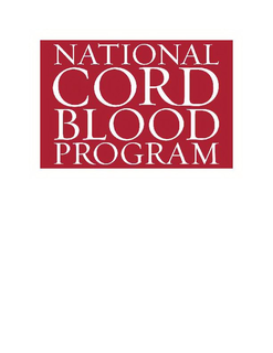 NATIONAL CORD BLOOD PROGRAM trademark