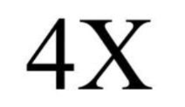4X trademark