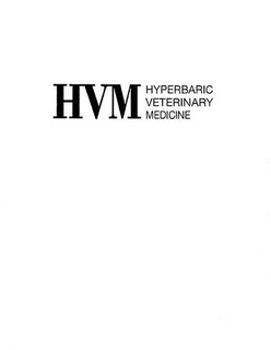 HVM HYPERBARIC VETERINARY MEDICINE trademark