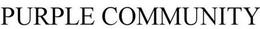 PURPLE COMMUNITY trademark