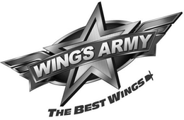 WING'S ARMY THE BEST WINGS trademark