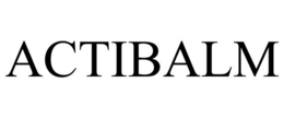ACTIBALM trademark