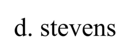 D. STEVENS trademark