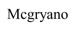 MCGRYANO trademark