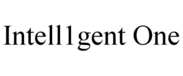 INTELL1GENT ONE trademark
