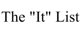 THE "IT" LIST trademark
