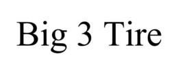 BIG 3 TIRE trademark