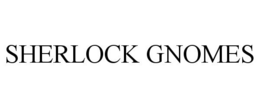 SHERLOCK GNOMES trademark