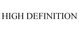 HIGH DEFINITION trademark
