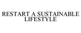 RESTART A SUSTAINABLE LIFESTYLE trademark