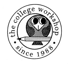 THE COLLEGE WORKSHOP SINCE 1988 trademark