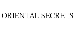 ORIENTAL SECRETS trademark