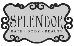 SPLENDOR BATH · BODY · BEAUTY trademark