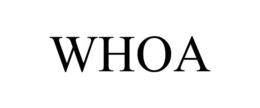 WHOA trademark