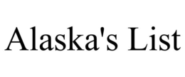 ALASKA'S LIST trademark