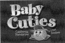 BABY CUTIES CALIFORNIA MANDARINS E-Z PEEL SEEDLESS trademark