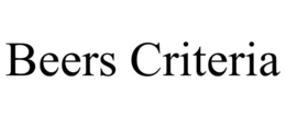BEERS CRITERIA trademark