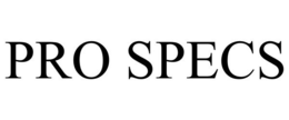 PRO SPECS trademark