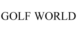 GOLF WORLD trademark