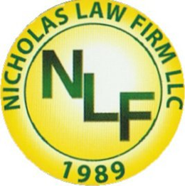 NICHOLAS LAW FIRM LLC NLF 1989 trademark