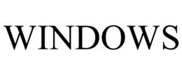 WINDOWS trademark