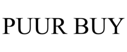 PUUR BUY trademark