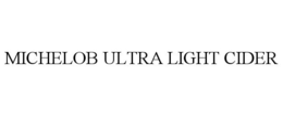 MICHELOB ULTRA LIGHT CIDER trademark