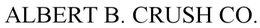 ALBERT B. CRUSH CO. trademark