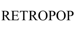 RETROPOP trademark