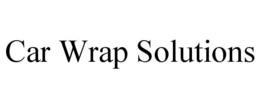 CAR WRAP SOLUTIONS trademark