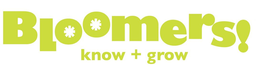 BLOOMERS! KNOW + GROW trademark